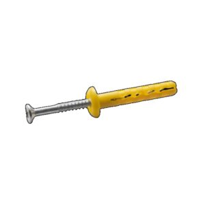 Tassello a Percussione Devil Giallo con Vite 6x38